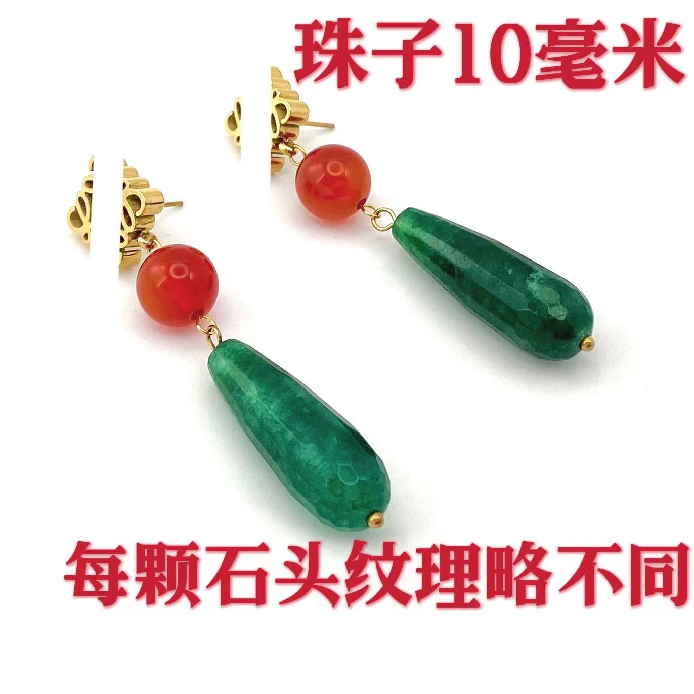 钛钢耳饰 ——木木（ZF1210） 10毫米珠子 时尚耳饰