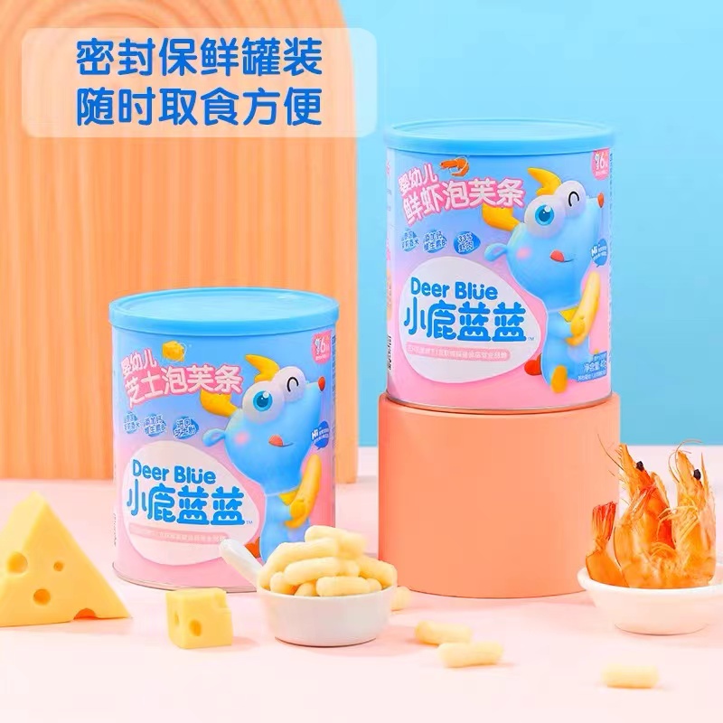 小鹿*蓝蓝 婴幼儿泡芙条