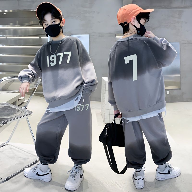 男童春秋装套装2023新款帅气中大儿童衣服春季运动洋气网红春款潮