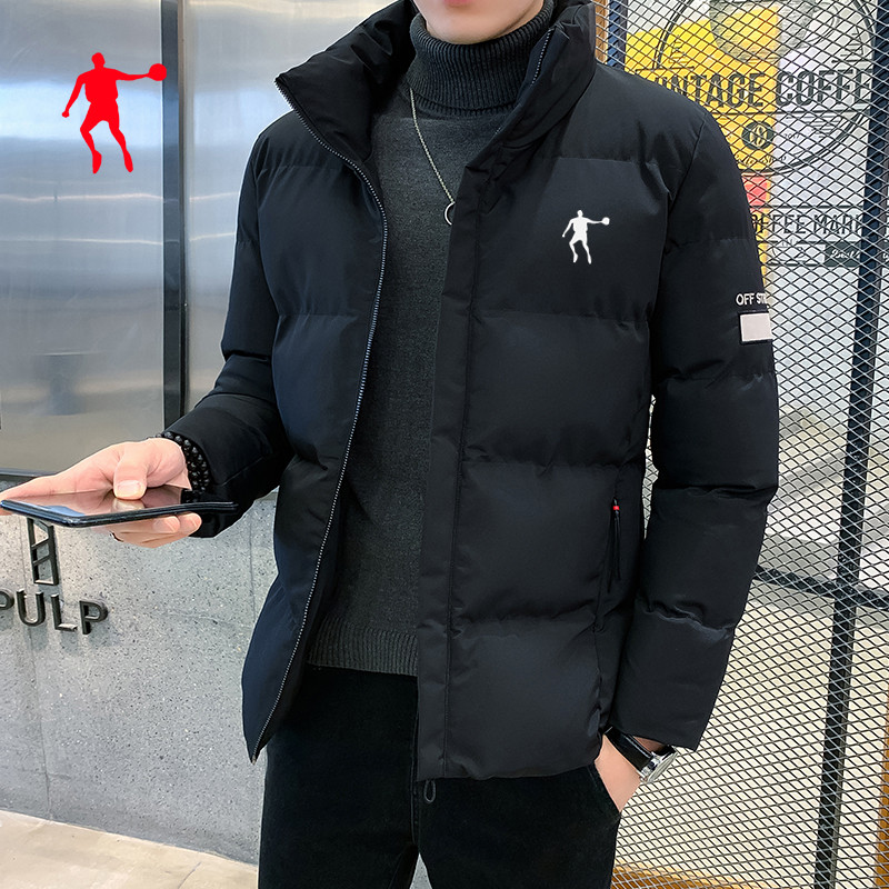 乔丹中国专卖棉衣加厚男冬装棉袄男士秋冬季百搭保暖休闲韩版外套