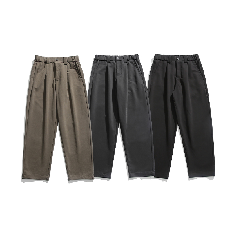阿美咔叽工装裤男女松直筒日系复古休闲裤秋冬季潮流ootd-60002