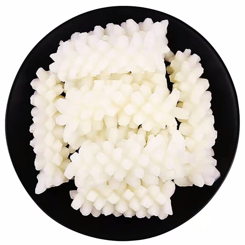 鱿鱼花新鲜冷冻目鱼花去皮鱿鱼卷海鲜水产火锅食材商用顺丰包邮