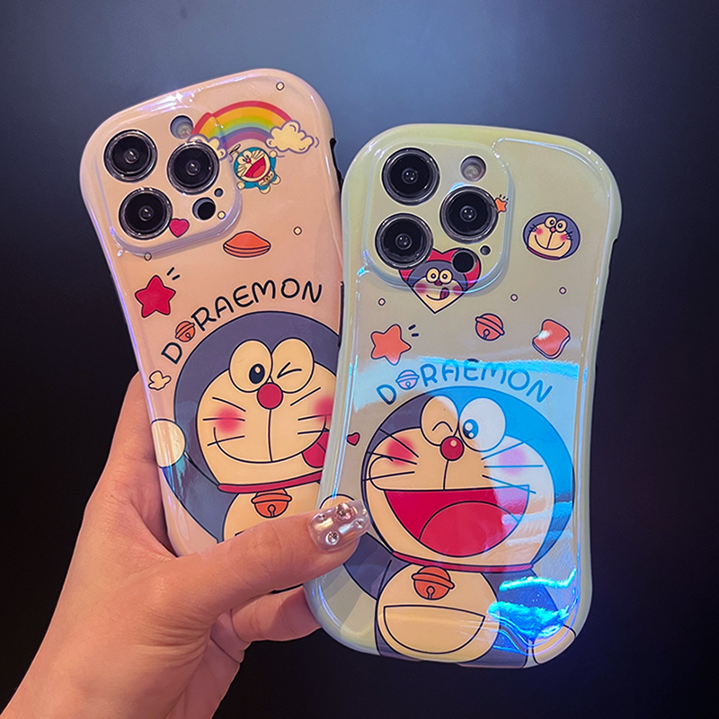 防摔小蛮腰iPhone15promax手机壳苹果14pro可爱卡通13叮当猫12/11