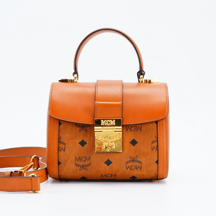 95新 MCM    【桔夕静文】/Tracy手提斜挎包/BG23001311/首拍有效