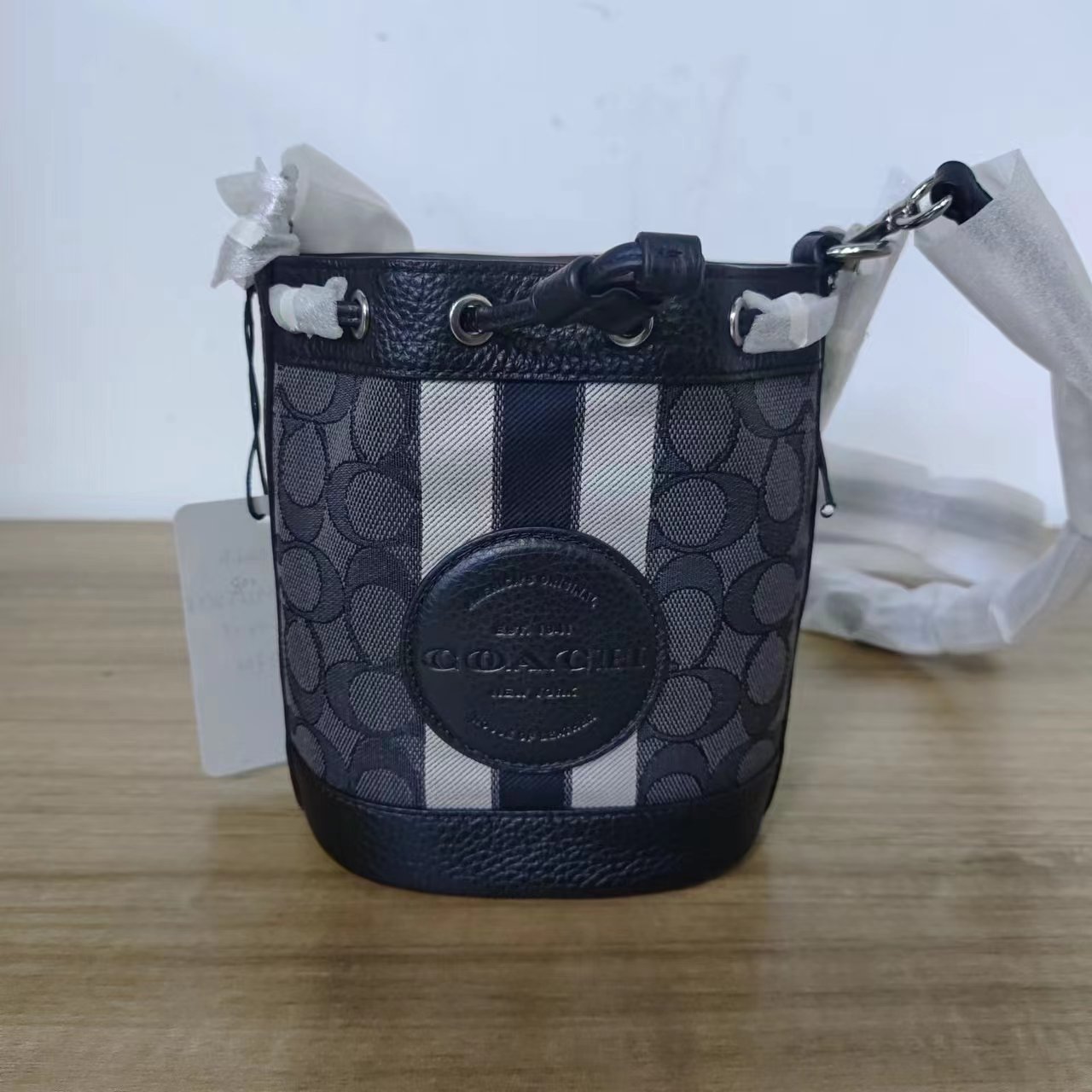 99新  【桔夕天歌】B12 COACH 水桶包蓝色