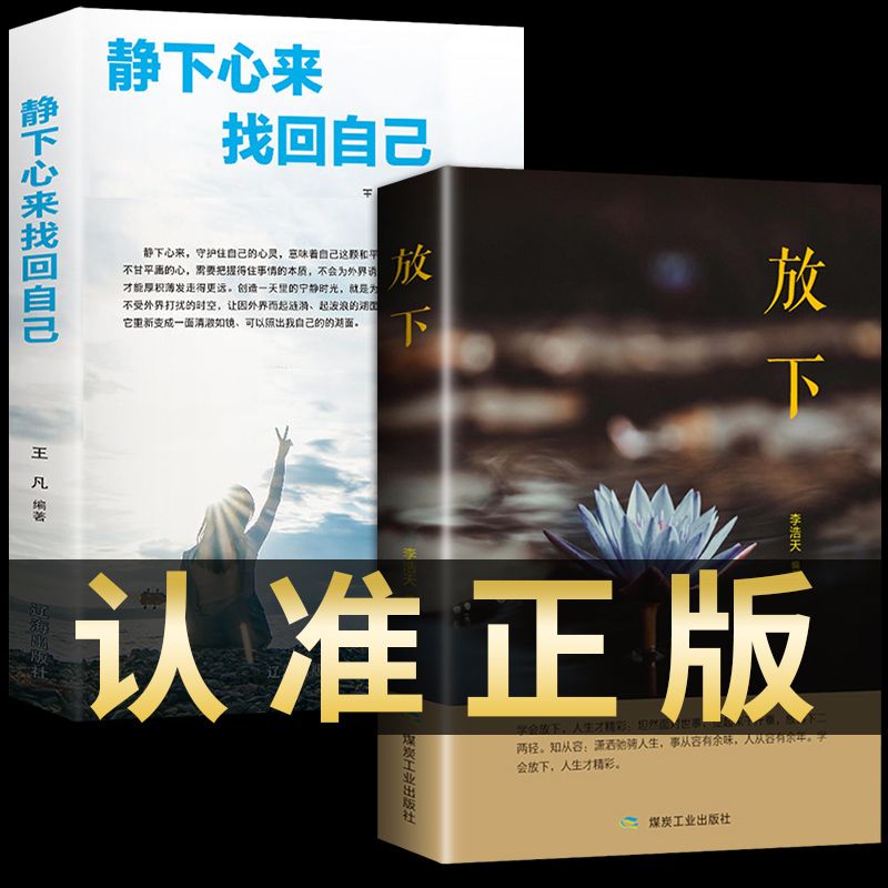 放下静下心来找回自己断舍离人生哲学心灵修养成功励志书籍经典
