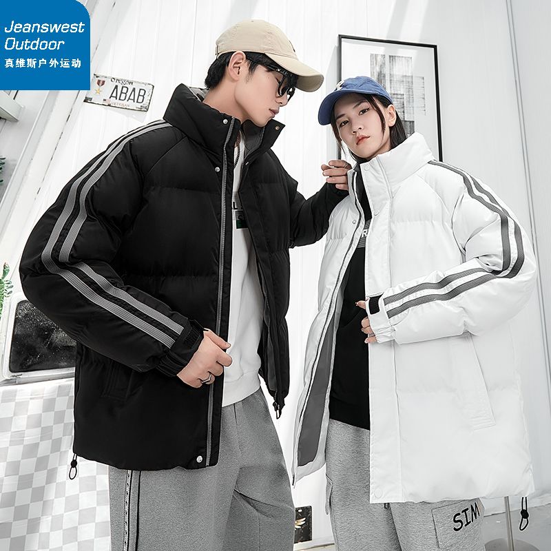 真维斯户外运动新款棉衣8201情侣冬季加厚棉袄外套宽松ins面包服