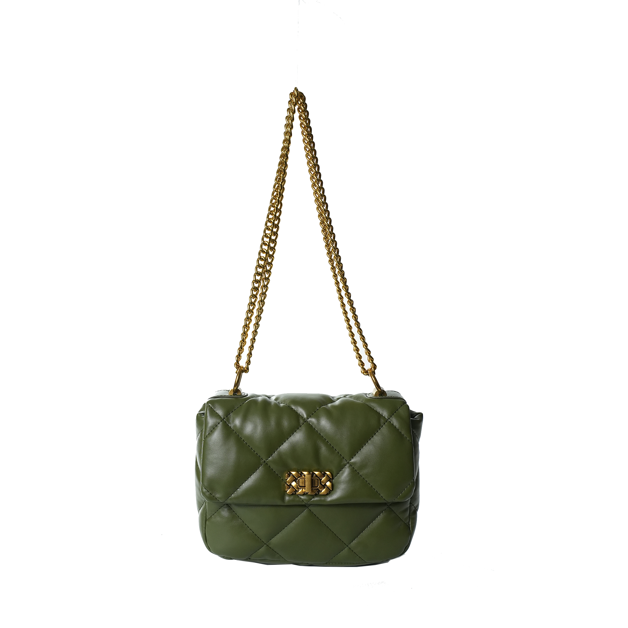 包包女2023新款爆款简约百搭菱格小香风单肩斜跨链条包HD2602