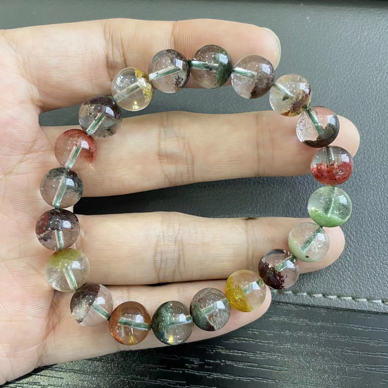 【赏悦珠宝】聚宝盆半山半水四季幽灵手串（多样发）卡7