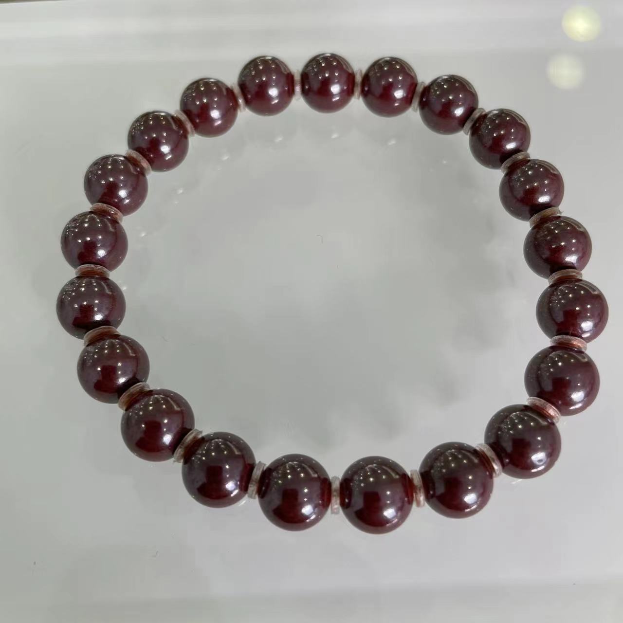 含辰砂工艺品【夫妇严选】DW朱砂紫砂单圈手串（多样发）SC322-1