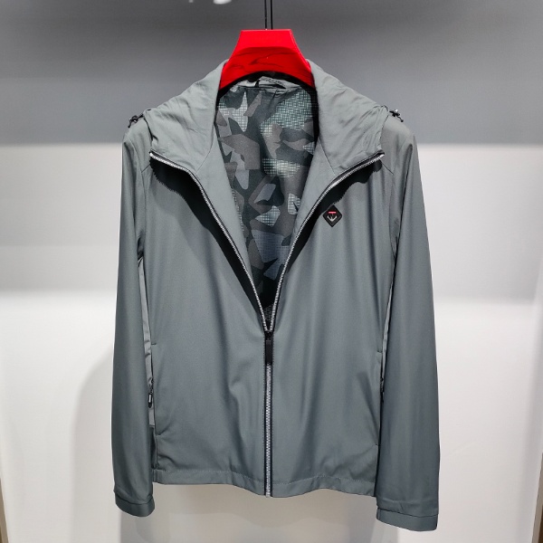 【李生严选】秋季新款休闲连帽夹克拼接时尚外套 J469-3R255AS5