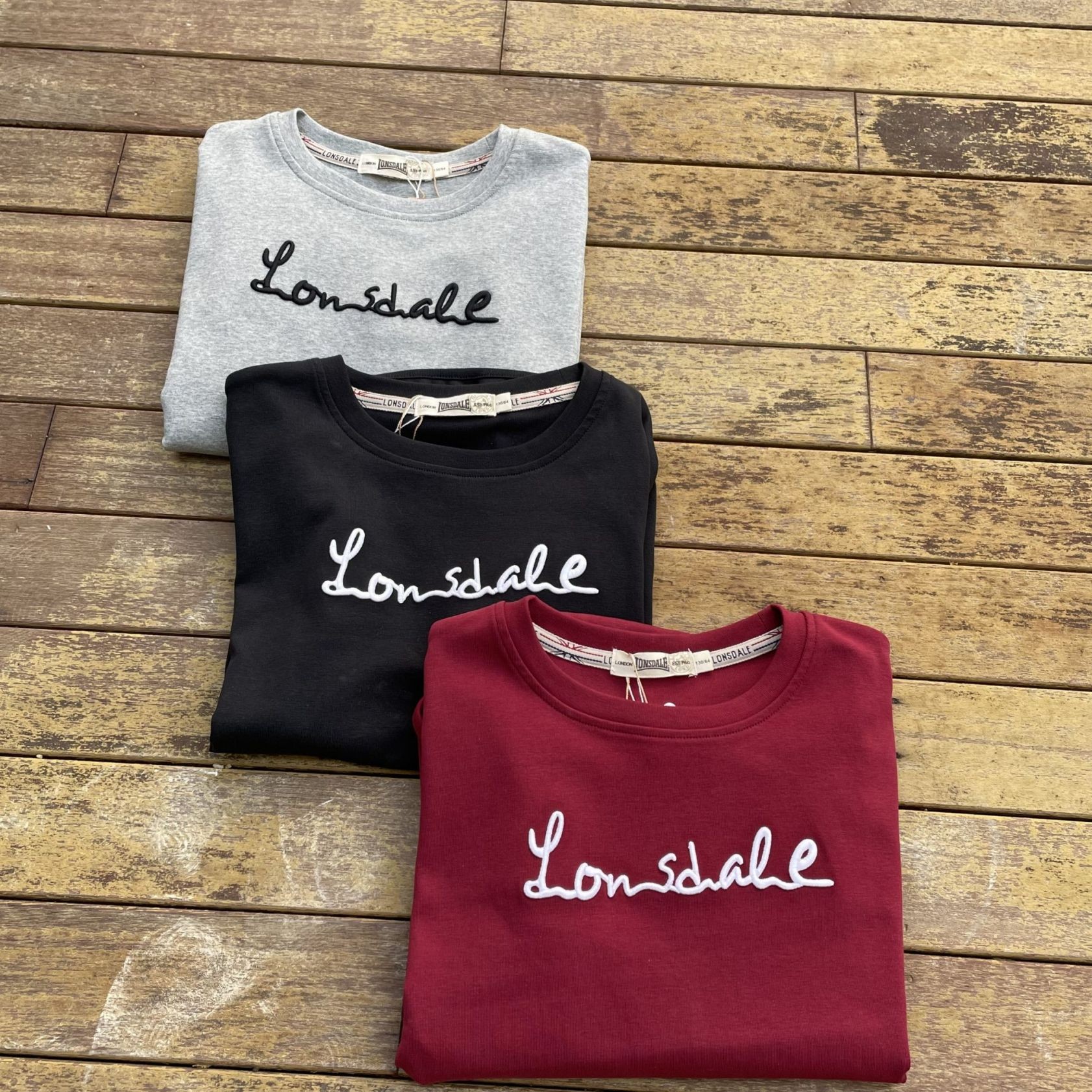 LONSDALE/龙狮戴尔秋季新款儿童卫衣长袖套头衫棉 J163-432326651