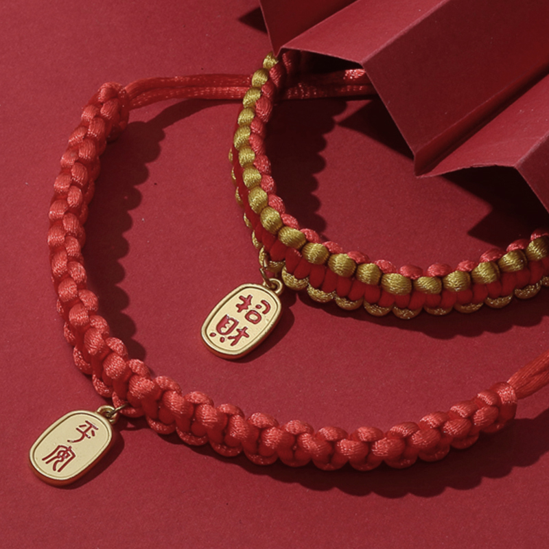 中国风猫咪项圈颈圈狗狗猫铃铛编织猫脖子祥云饰品小型犬脖圈宠物