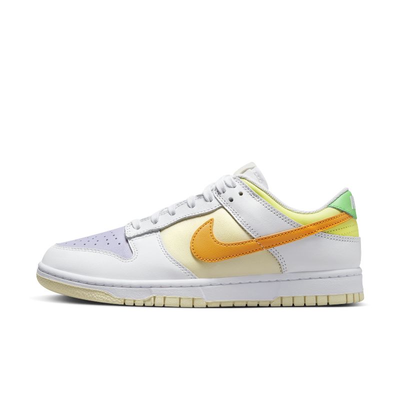 耐克 NIKE Dunk Low 浅柠檬黄女低帮潮流休闲运动板鞋 FJ4742-100