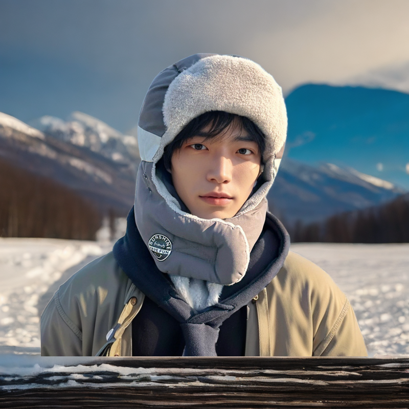 帽子男女款防风保暖帽冬季滑雪帽户外护耳保暖飞行员防寒潮流骑车
