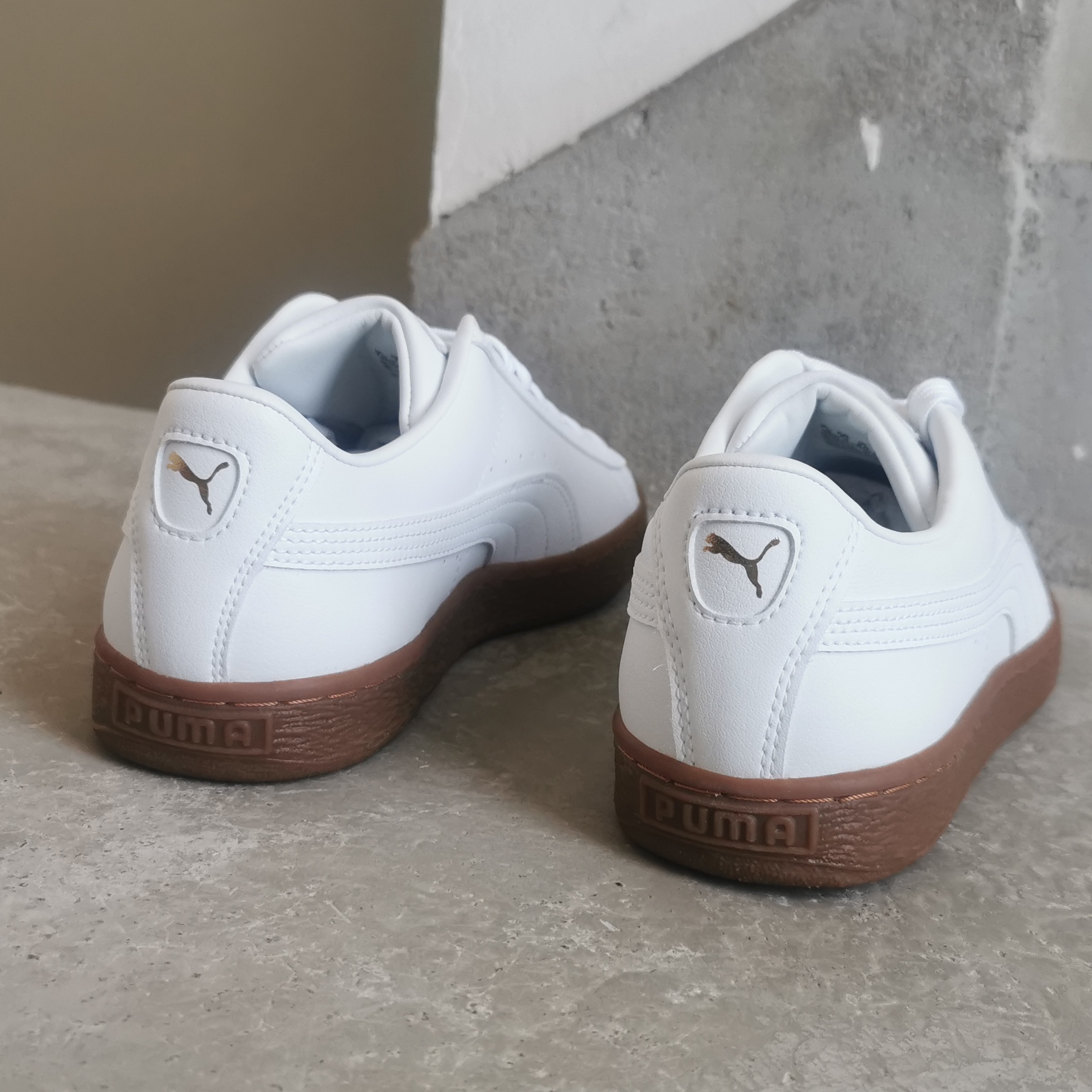 PUMA彪马Basket Gum XXl 男子运动休闲板鞋小白鞋 381211