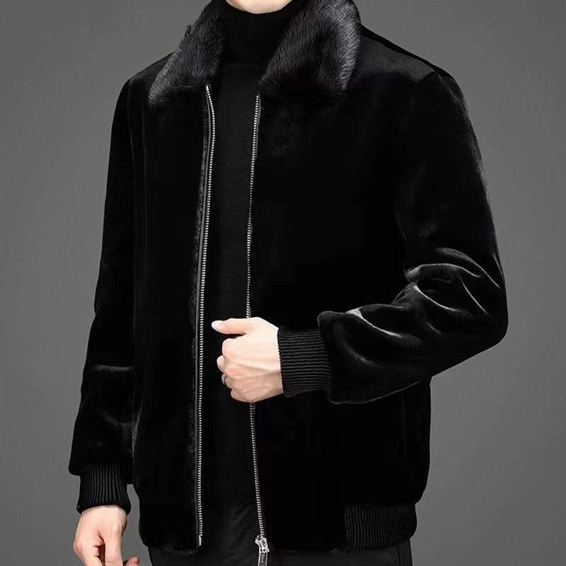 011-2023男士新款商务时尚外套保暖加绒加厚冬季
