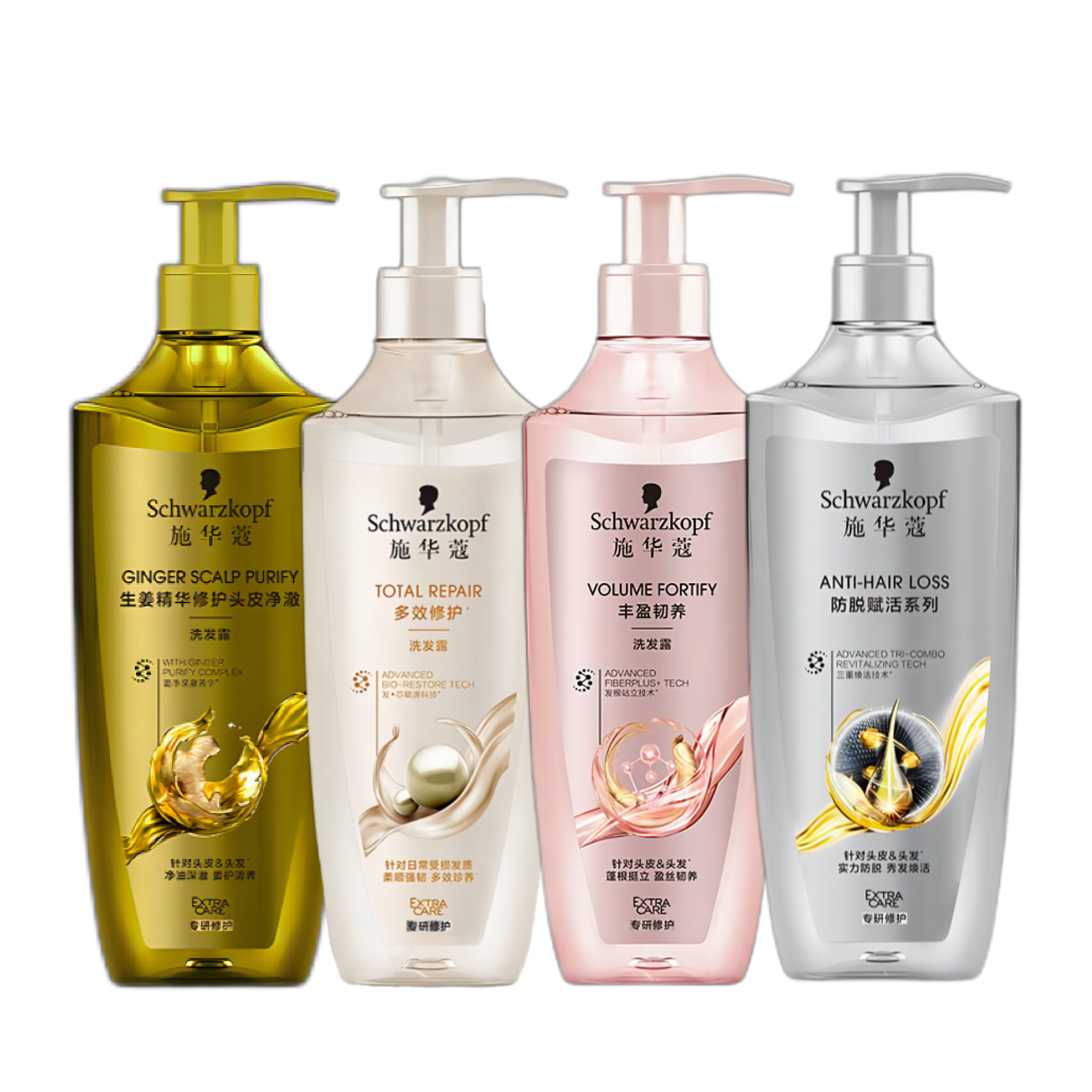 施华蔻洗发水防落发丰盈韧养多效修护洗发露香氛洗发水