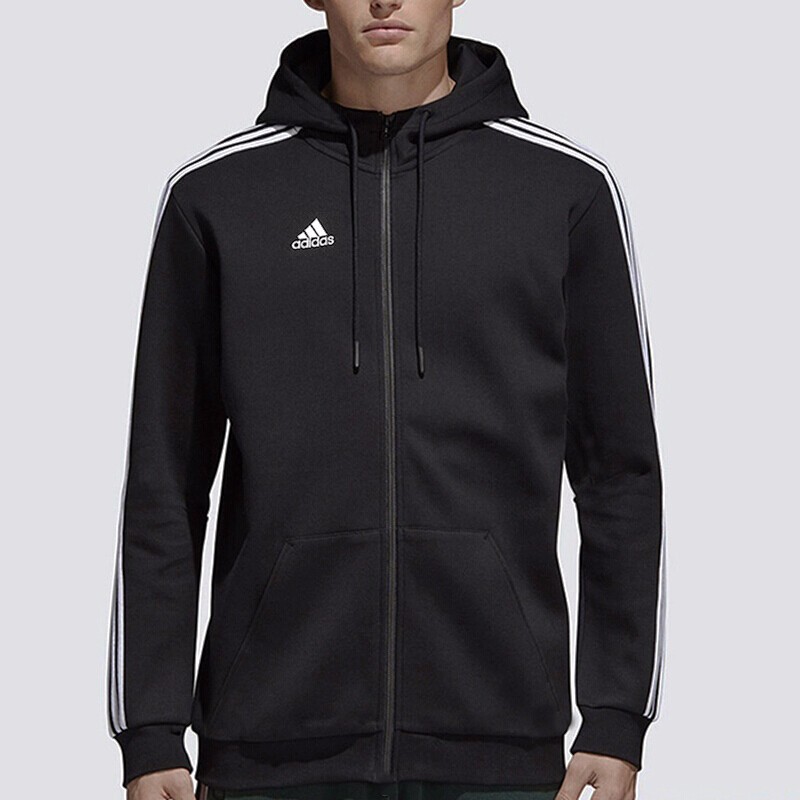 adidas/阿迪达斯跆拳道外套秋夹克连帽运动上衣TR30J5【京徽体育】