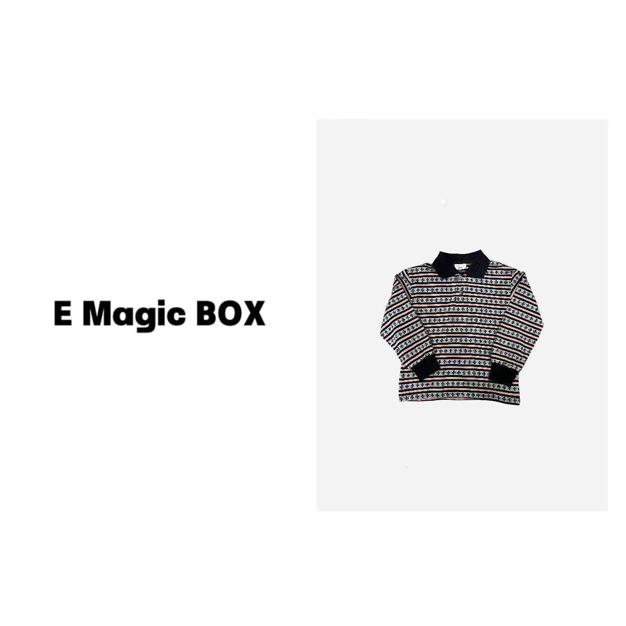 -E Magic Box童装“绅士时尚”儿童限量款POLO长袖T恤54390