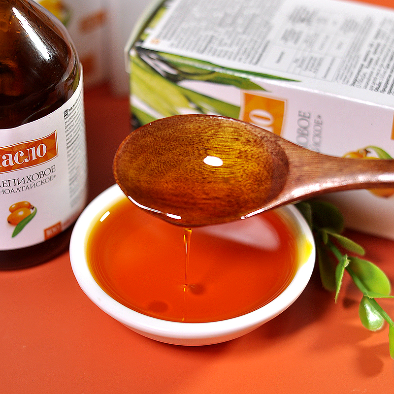 俄罗斯原装沙棘油初榨油可食用外用料理100ml*4