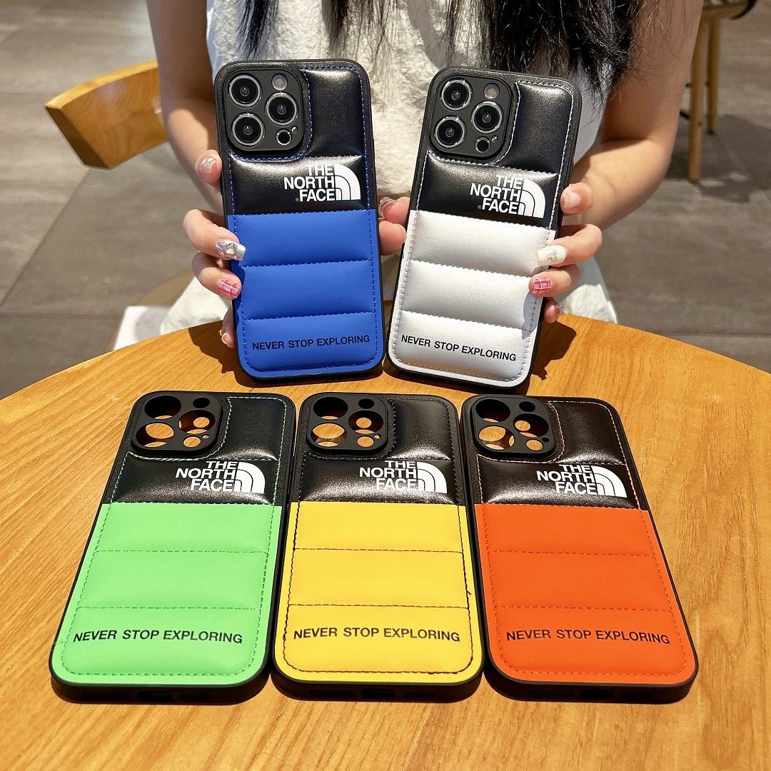 新秋冬潮牌棉服苹果15/12/11/iPhone14ProMax高级防摔13pro手机壳
