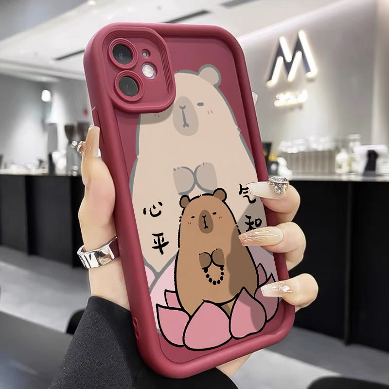 心平气和适用苹果15手机壳iphone13promax高颜值14可爱12/11创意x