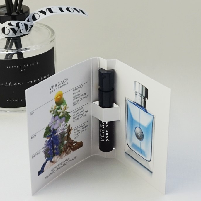 Versace/范思哲同名男士淡香水 试用1ml/付邮试用 海洋木质水生调