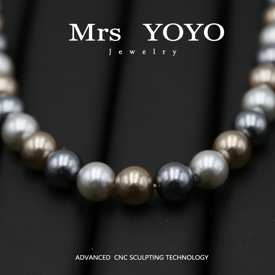 钛钢仿珍珠项链 YOYO Accessories 小众时尚轻奢气质项链 JH137