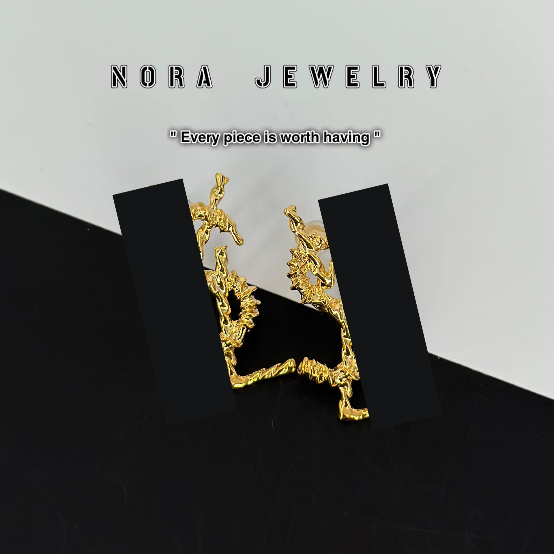 时尚百搭轻奢简约气质小众素款可爱个性ins耳环 BH1