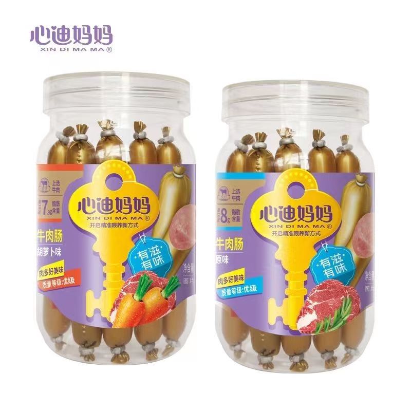 （2罐）心迪妈妈牛肉肠90克