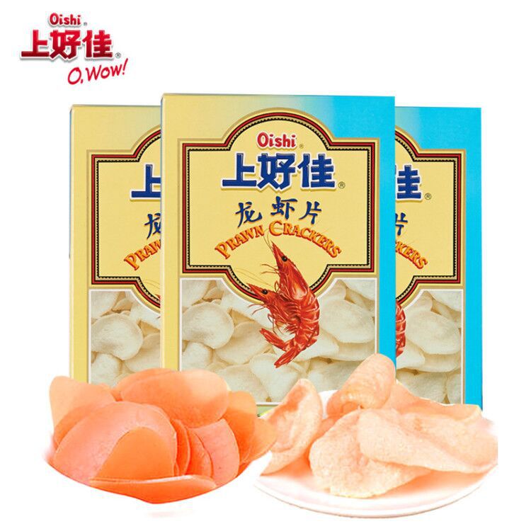 上好佳龙虾片200g自己炸8090怀旧学生零食休闲食品油炸小吃碳水装