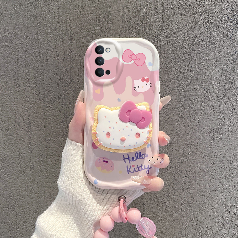 凯蒂猫OPPO Reno4Pro手机壳新款高级感卡通全包防摔软胶超薄新