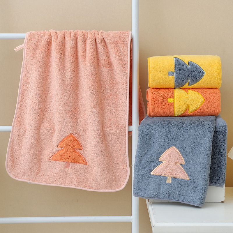 【四条装】特厚吸水毛巾浴巾面巾柔软亲肤家用不掉毛成人速干加大