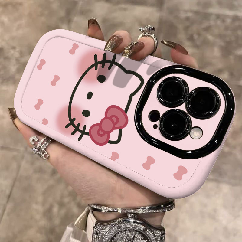 高级感害羞凯蒂猫适用苹果15promax手机壳iphone14全包13/12/11/x