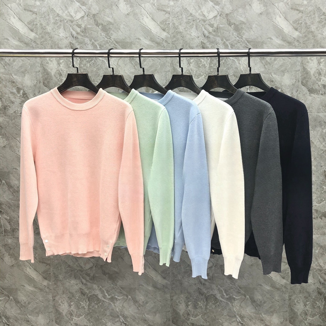 【六色马卡龙款】时尚潮流圆领针织衫