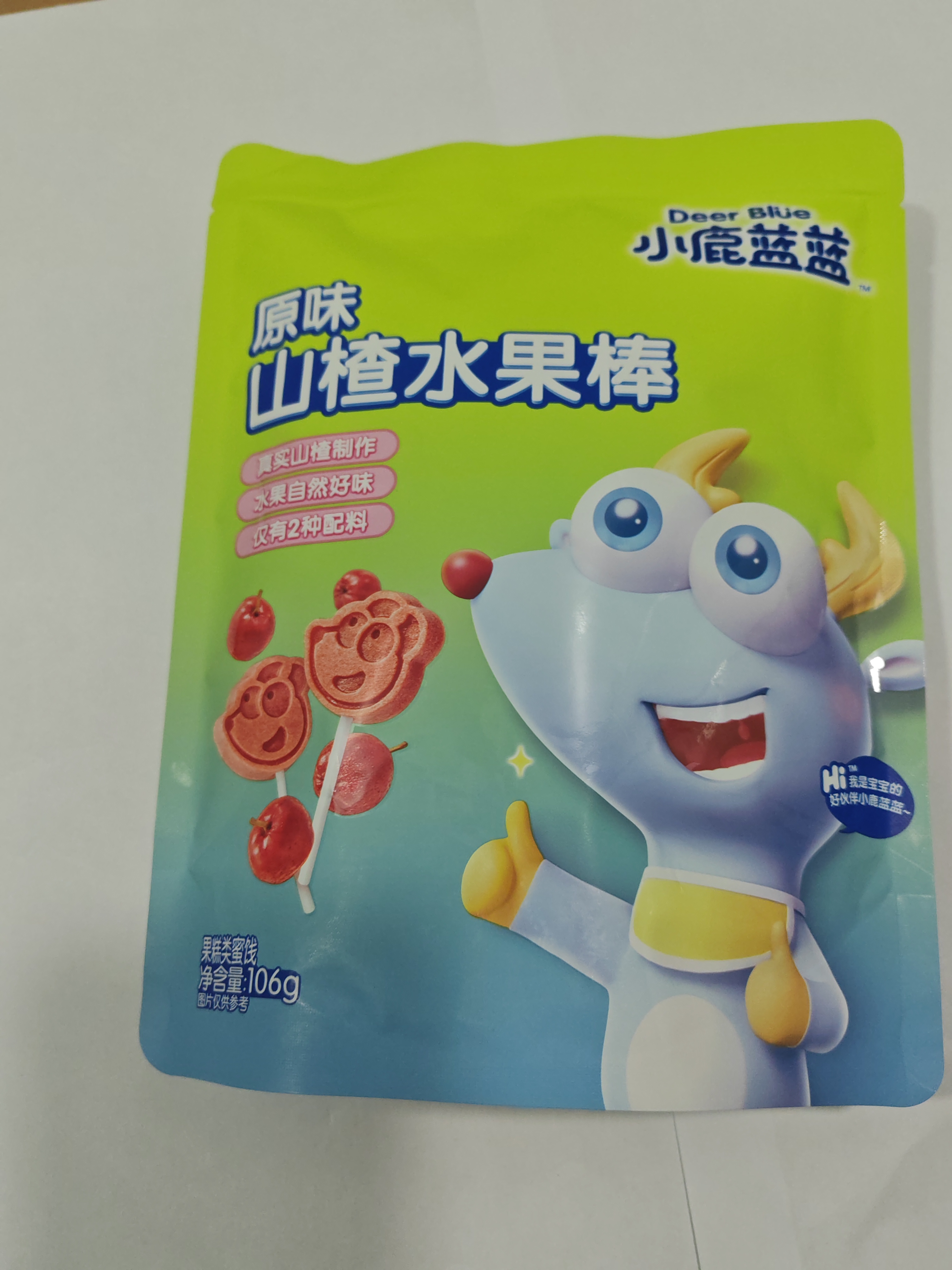 小/鹿/蓝/蓝/适中山楂水果棒解馋原味