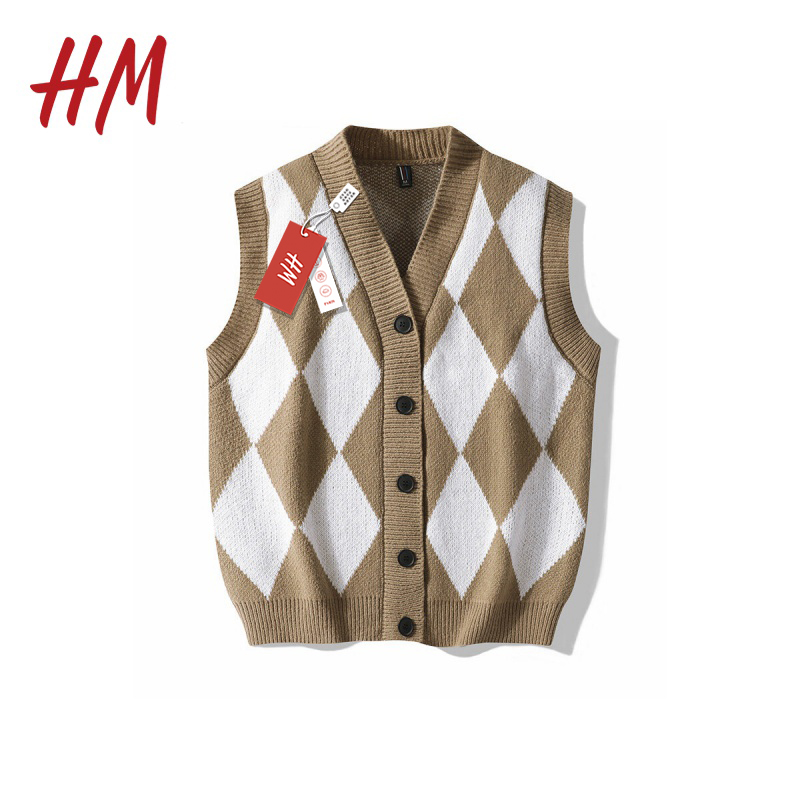 HM官方旗舰店2023秋冬新款百搭毛衣男潮牌打底衫内搭情侣针织衫