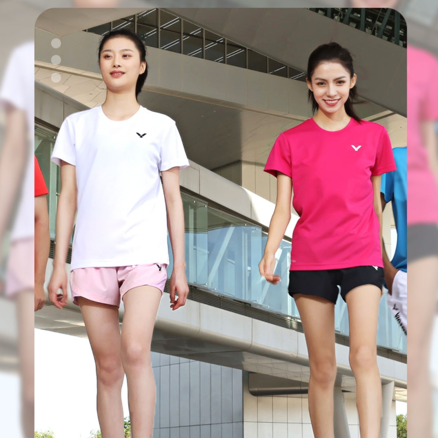 胜利羽毛球服女士夏季透气舒适户外训练系列梭织运动短裤 R-31208