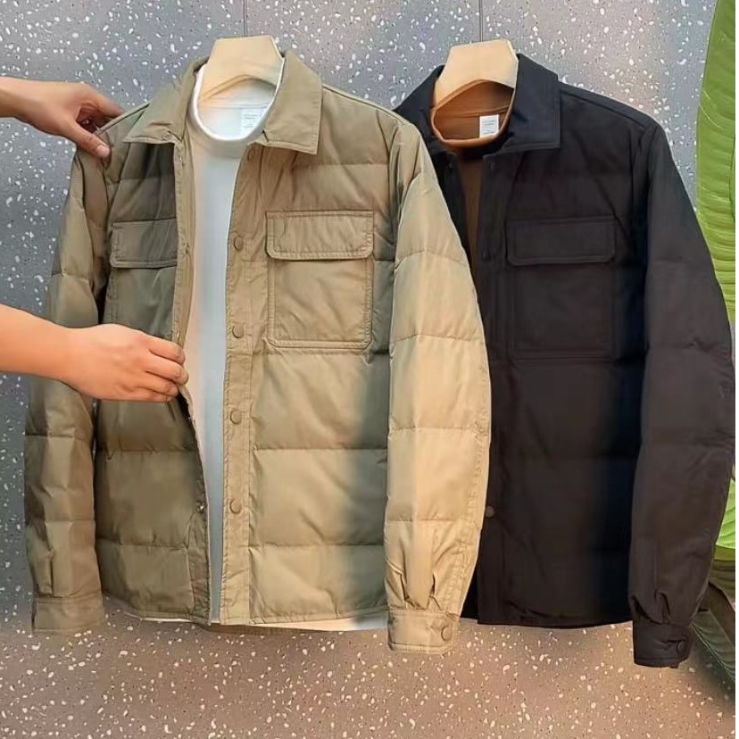 新款高品质男士翻领休闲百搭夹克外套