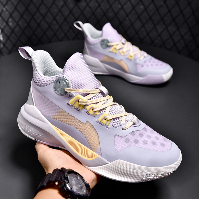 音速10樱花粉td篮球鞋男官方全城9V2专业透气low实战球鞋女运动鞋