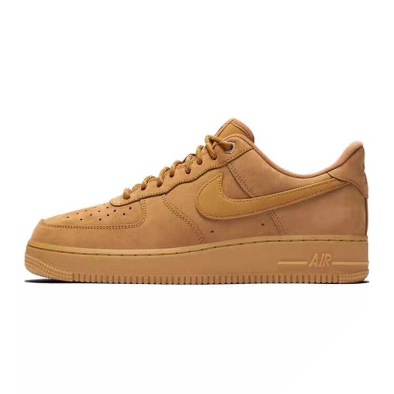 Nike AIR FORCE 1 男子低帮空军小麦色复古休闲板鞋 CJ9179-200