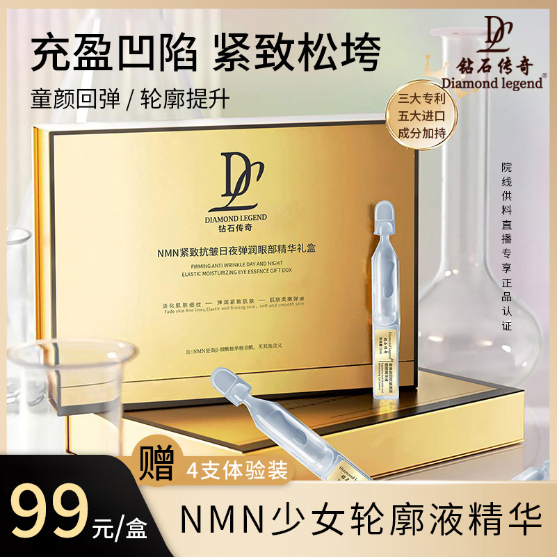 NMN长寿不老因子三型胶原蛋白针对眼纹干纹细纹淡纹抗皱眼精华