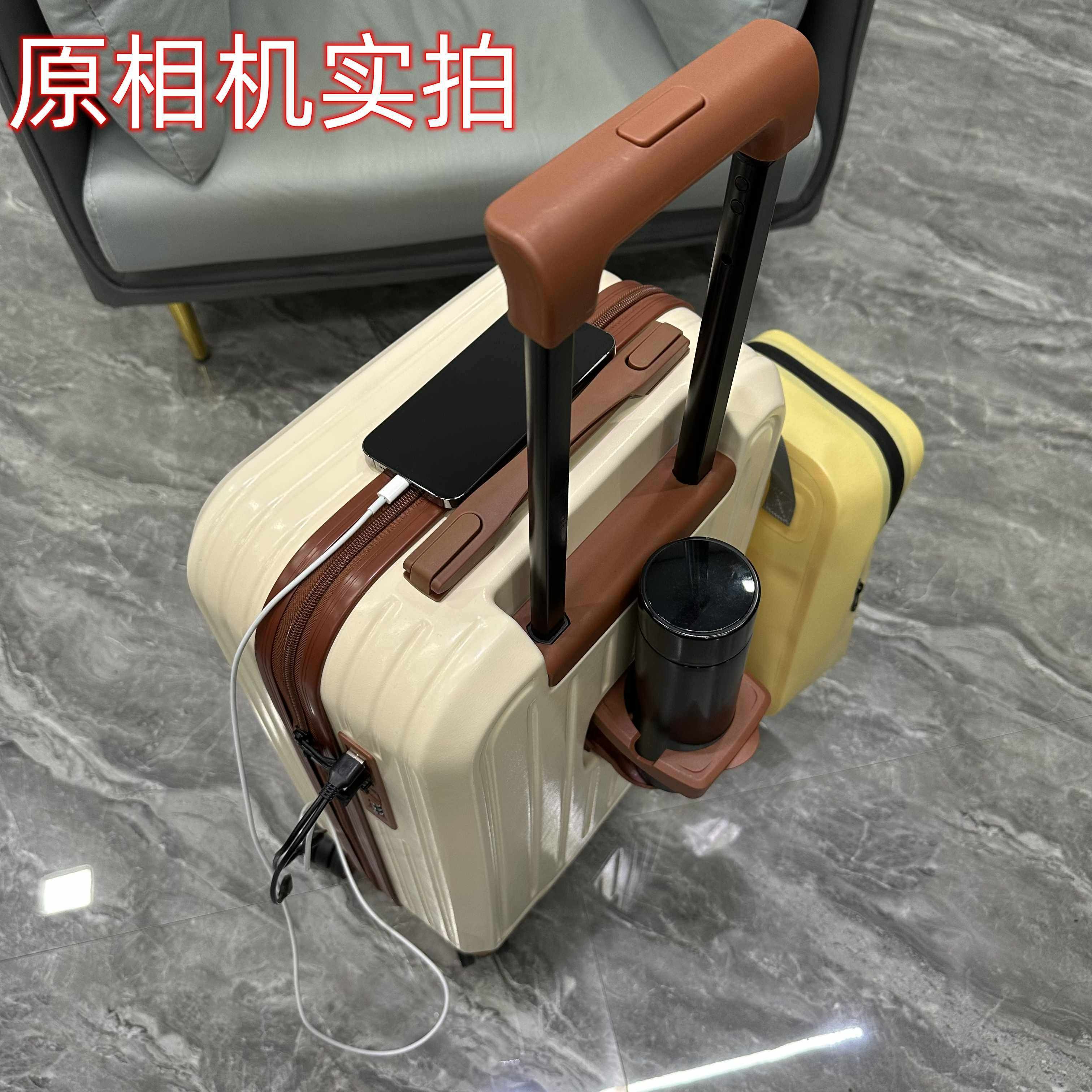 GUSTE/古思特新款功能箱包24寸杯架充电款20寸登机拉杆旅行箱包邮