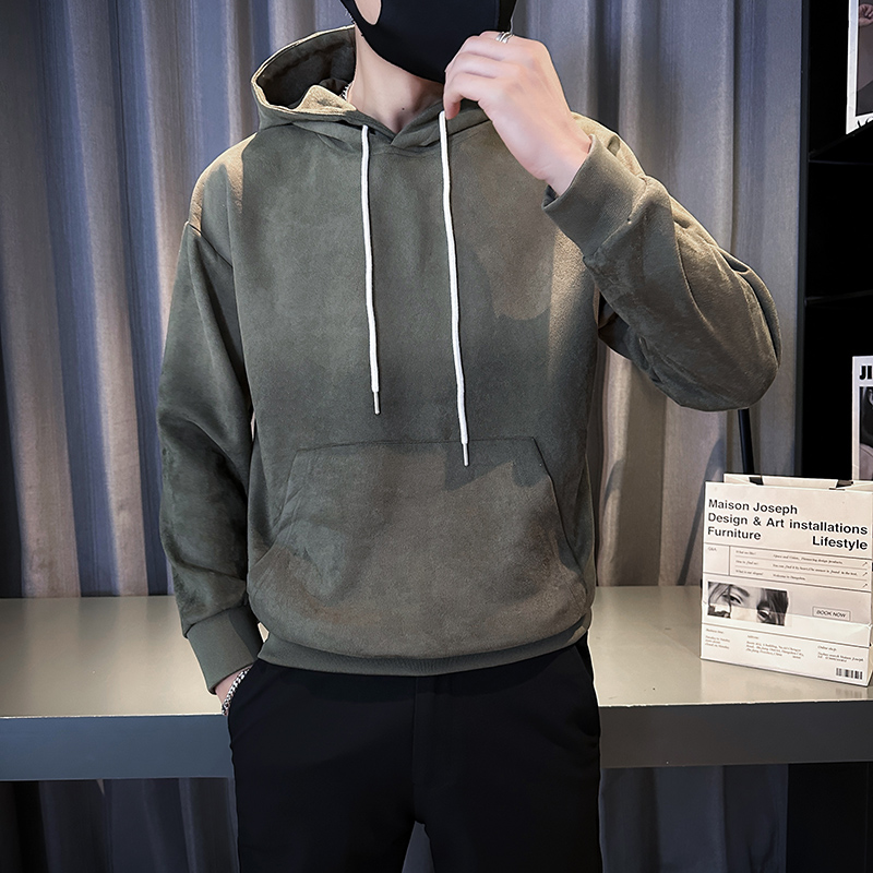 男士卫衣连帽春秋季2023新款爆款痞帅渐变长袖打底衫潮牌男装外套