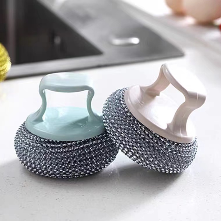 清洁球去污刷洗洗锅带柄大号不沾油