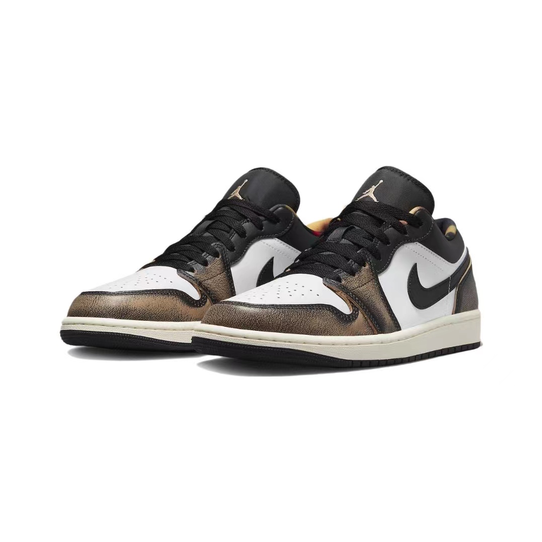 耐克Air Jordan 1 AJ1复古摩卡男鞋低帮运动休闲球鞋 DQ8422-001