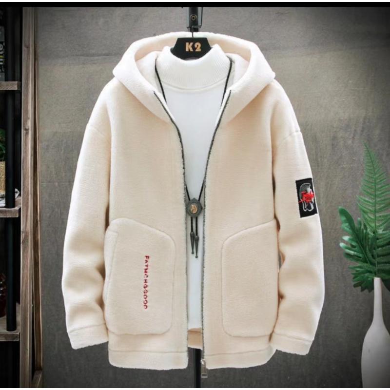 情侣款外青少年颗粒绒夹克秋冬装棉衣9304