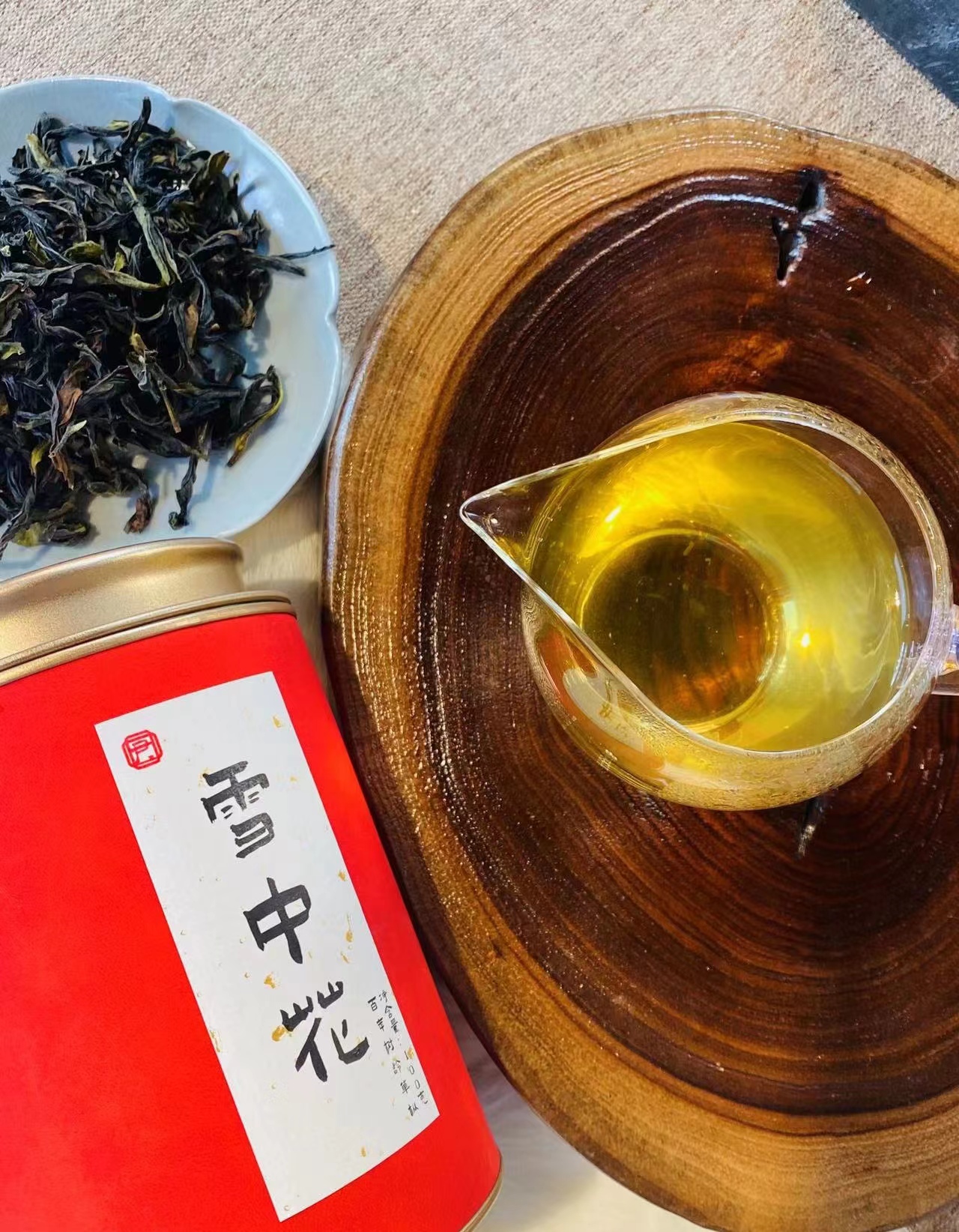老尹家的茶 2023年【雪中花】雪片百年树龄凤凰单枞