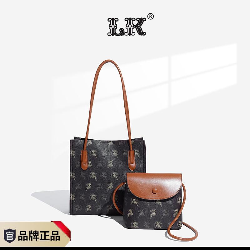 时尚秋冬新款托特包包潮流百搭子母单肩包052